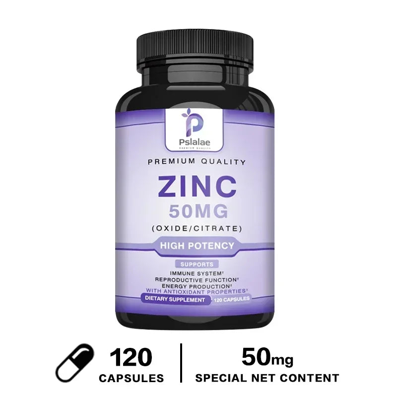 Zinc Supplements - Enhances Immune Function, Promotes Skin Health, Improves Sleep, and Maintains Bone Marrow Health