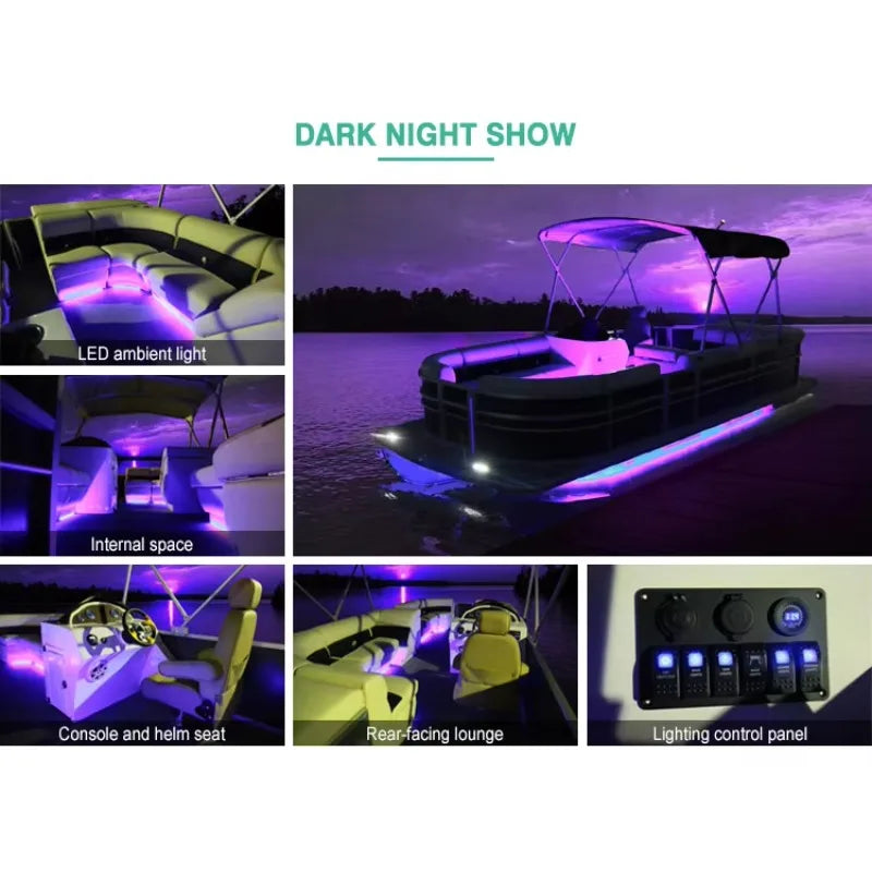 Electric Power Catamaran Yacht with Bimini, FL Wholesale New Aluminum Pontoon Boat for Lake Fishing