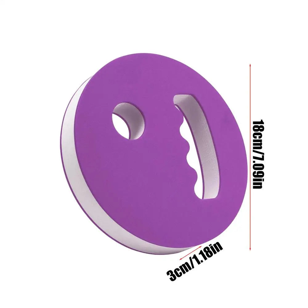 2Pcs Water Exercise Discs Swim Hand Disc Buoyancy Pool Exercise Swim Training Tool EVA Foam Aerobic Equipment Water Paddle Board