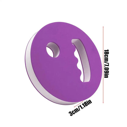 2Pcs Water Exercise Discs Swim Hand Disc Buoyancy Pool Exercise Swim Training Tool EVA Foam Aerobic Equipment Water Paddle Board