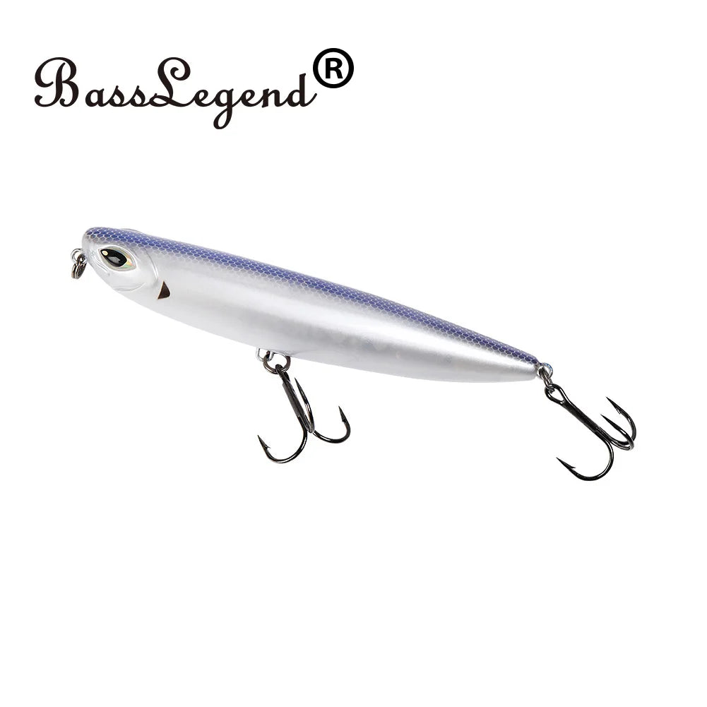 BassLegend Fishing Topwater Lure Surface Walk The Dog Sparrow Wobbler Stick Bait WTD Floating Stickbaits Walker Sea Bass120F