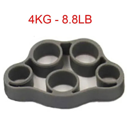 1/8pcs Silicone Finger Grip, Resistance Band, Wrist Stretcher, Elastic Five Finger Expander, Strength Training Device, Exercise