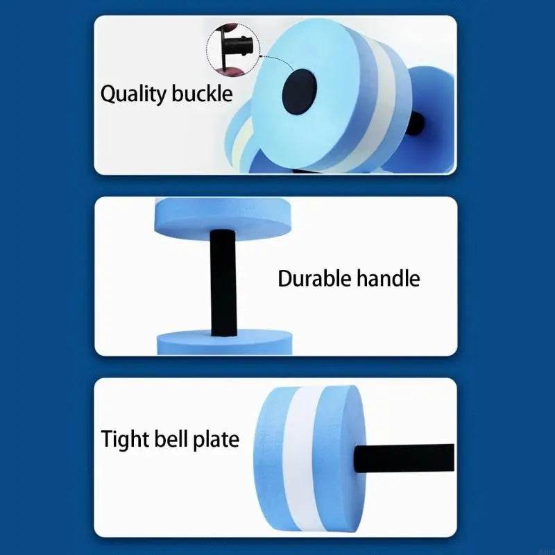 Aquatic Dumbells EVA Water Floating Dumbbells Pool Weights Dumbbells Pool Resistance Fitness Equipment for Weight Loss 69HD