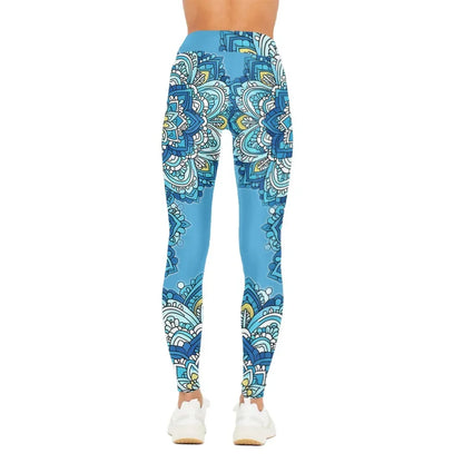 High Waist Yoga Pants Watercolor Splatter Printed All Season Naked Feel Leggings Slimming Workout Tights Trendy Fitness Bottoms