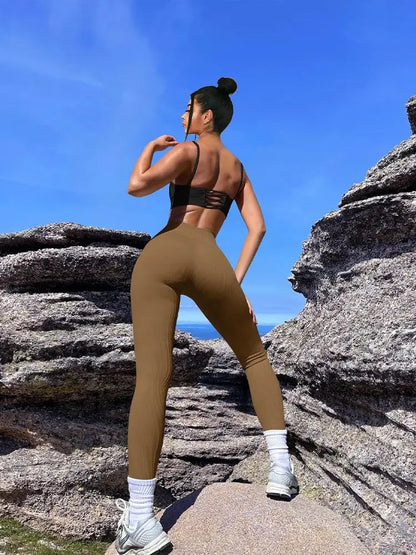 Winter High Waist Women's Yoga Pants Butt Lifting Casual Trousers Comfortable Stretchy Fabric Faionable Ladies' Pants