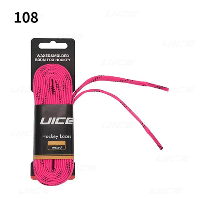 UICE Ice Hockey Skate Laces 84/96/108/120inch Skates Hockey Shoe Lacer Dual Layer Braid Reinforced Hockey Accessories