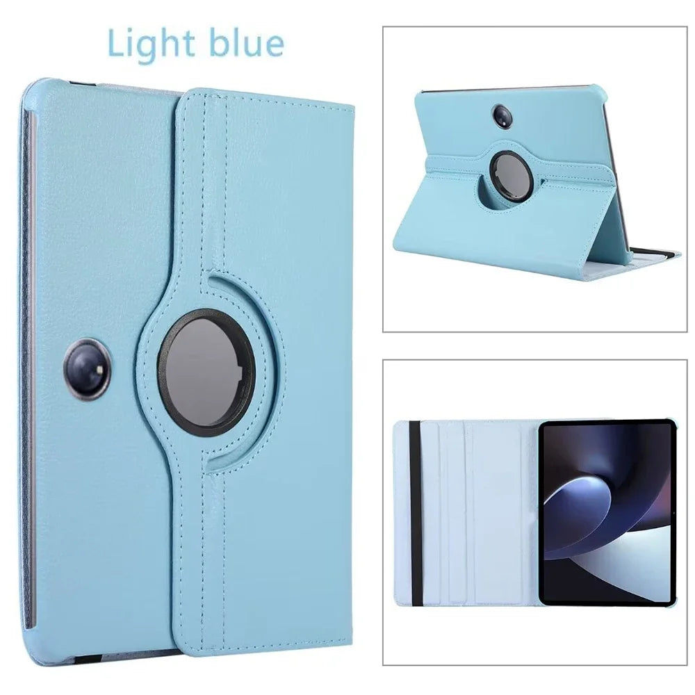 Case For OPPO Pad Air10.36inch Case 360 Rotating PU Leather Stand Case for OPPO Pad 11inch Pad2 11.6inch Auto Sleep/Wake Coque