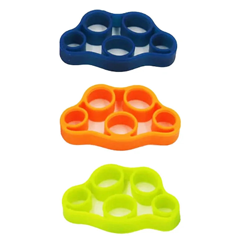 1/8pcs Silicone Finger Grip, Resistance Band, Wrist Stretcher, Elastic Five Finger Expander, Strength Training Device, Exercise