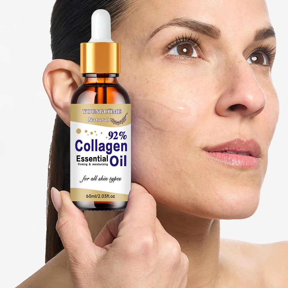 Collagen Peptide - Anti Aging Collagen Serum for Face, Skin Brightening, Reduces Fine Lines  Anti-wrinkle Aging Shrinks Pores