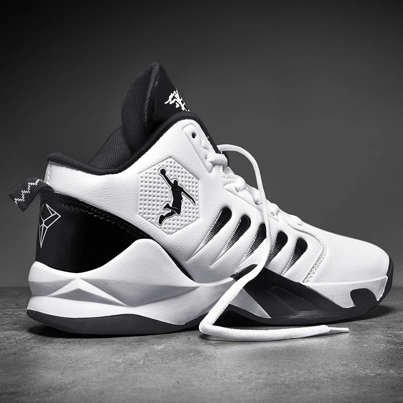 Men's Basketball Shoes Breathable Cushioning Non-Slip Wearable Runing Shoes Gym Training Athletic Basketball Sneakers for Women