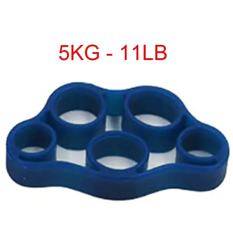 1/8pcs Silicone Finger Grip, Resistance Band, Wrist Stretcher, Elastic Five Finger Expander, Strength Training Device, Exercise