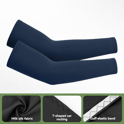 GTUBIKE 1 Pair Sports Cooling Arm Sleeves Basketball Cycling Arm Covers Outdoor Sports Mosquito and UV Protection Sleeves