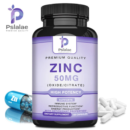 Zinc Supplements - Enhances Immune Function, Promotes Skin Health, Improves Sleep, and Maintains Bone Marrow Health