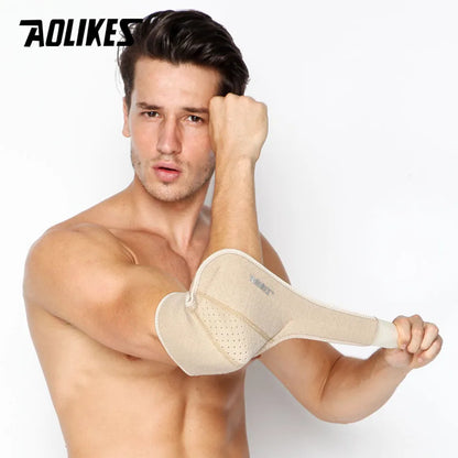 AOLIKES 1PCS Elbow Brace, Reversible Support Wrap for Joint, Arthritis Pain Relief, Tendonitis, Sports Injury Recovery