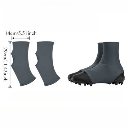 1pair Football Cleat Covers Sports Sock Covers Anti-slip anti-detachment Stretchable breathable for Baseball Softball football