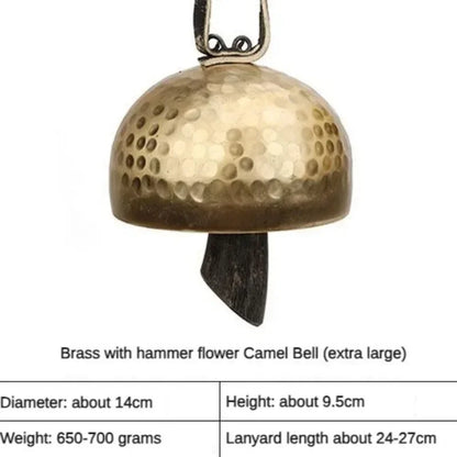 Handmade Brass Bell Meditation Copper Bells Outdoor Wind Chimes Sound Healing Chakra Mindfulness Musical Instruments Percussion