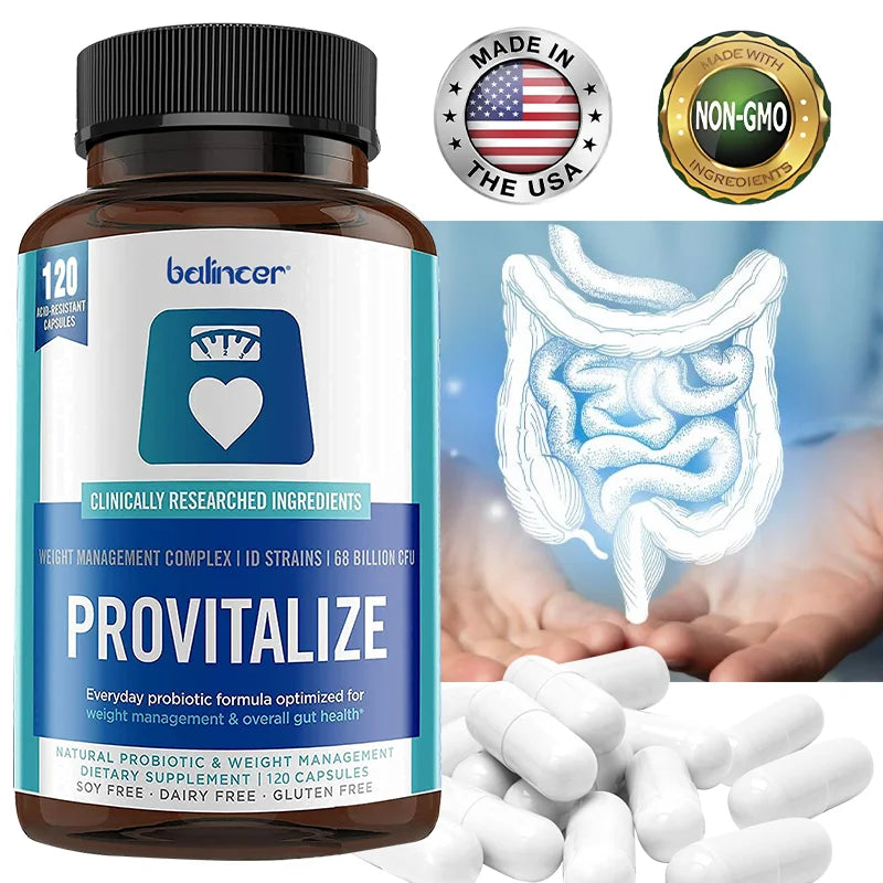 Probiotic Supplement - Gut Health, Supports Weight Management, Immune Health, Improves Digestion, Improves Mood, Relaxation