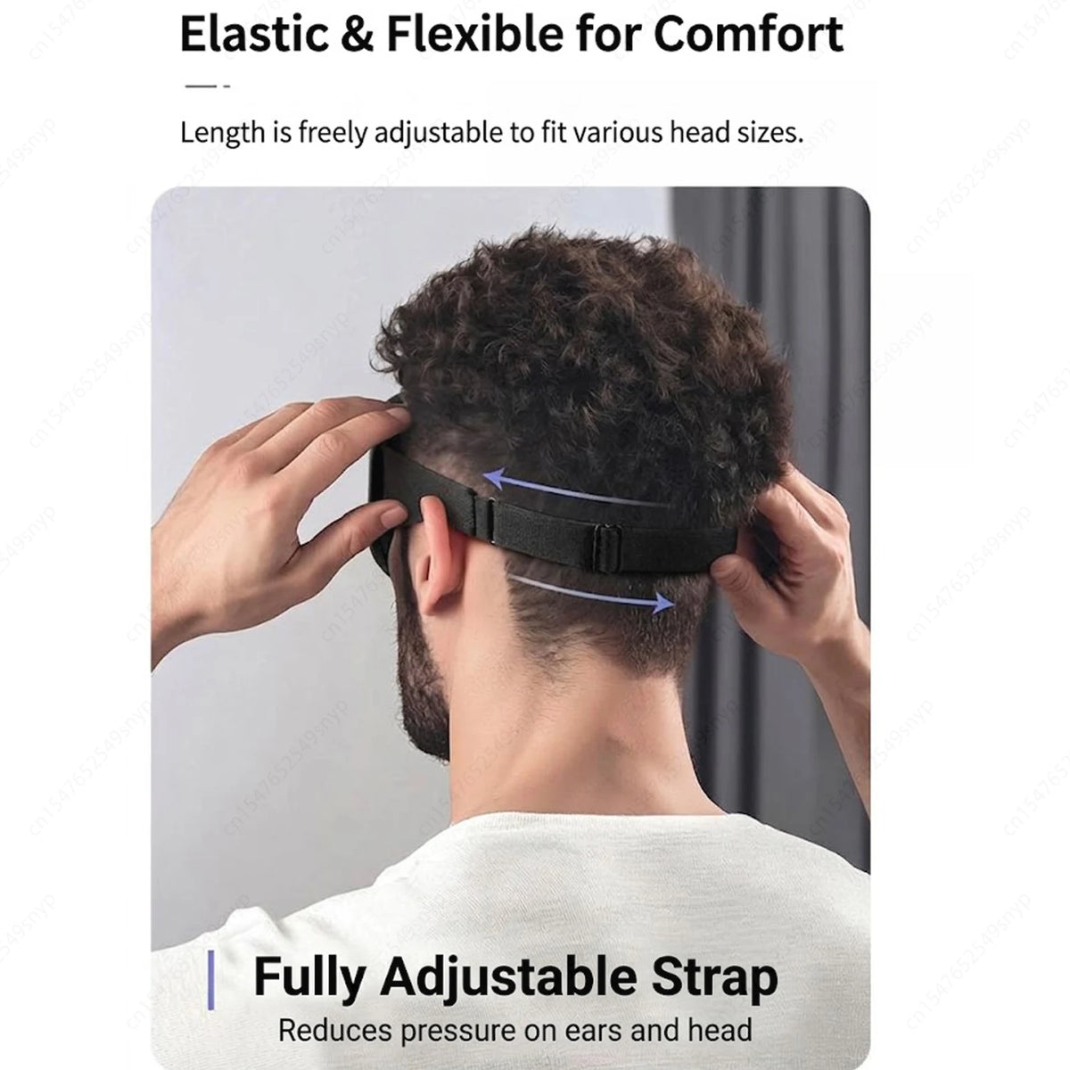 Sleep Mask Blackout Eye Masks for Sleep-3D Breathable Soft Comfortable Eye Mask for Travel-Adjustable Night Masks for Sleeping