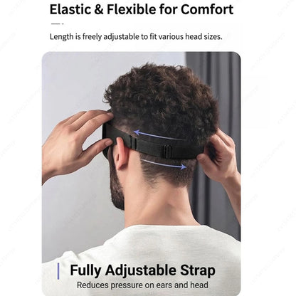 Sleep Mask Blackout Eye Masks for Sleep-3D Breathable Soft Comfortable Eye Mask for Travel-Adjustable Night Masks for Sleeping