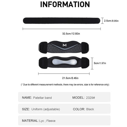 GTUBIKE 1PCS Adjustable Patella Stabilizer Brace For Knee Pain Relief Tendonitis & Arthritis Support Running Sports Strap Jumper
