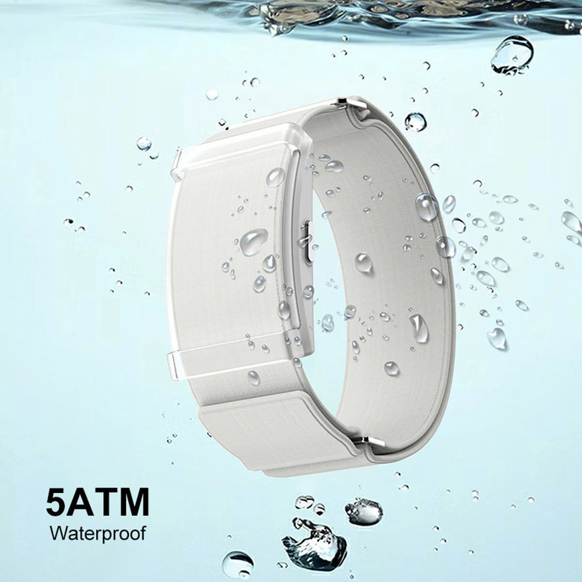 No Screen Smart Bracelt Men Women Sports Outdoors Fitness Heart Rate Blood Oxygen Sleep Monitor 5ATM Waterproof For Andrio IOS