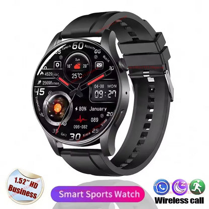 2026 New Smart Watch Men AMOLED HD Screen GPS Motion Trajectory Heart Rate Bluetooth Call SmartWatch Waterproof Android iOS Ht30