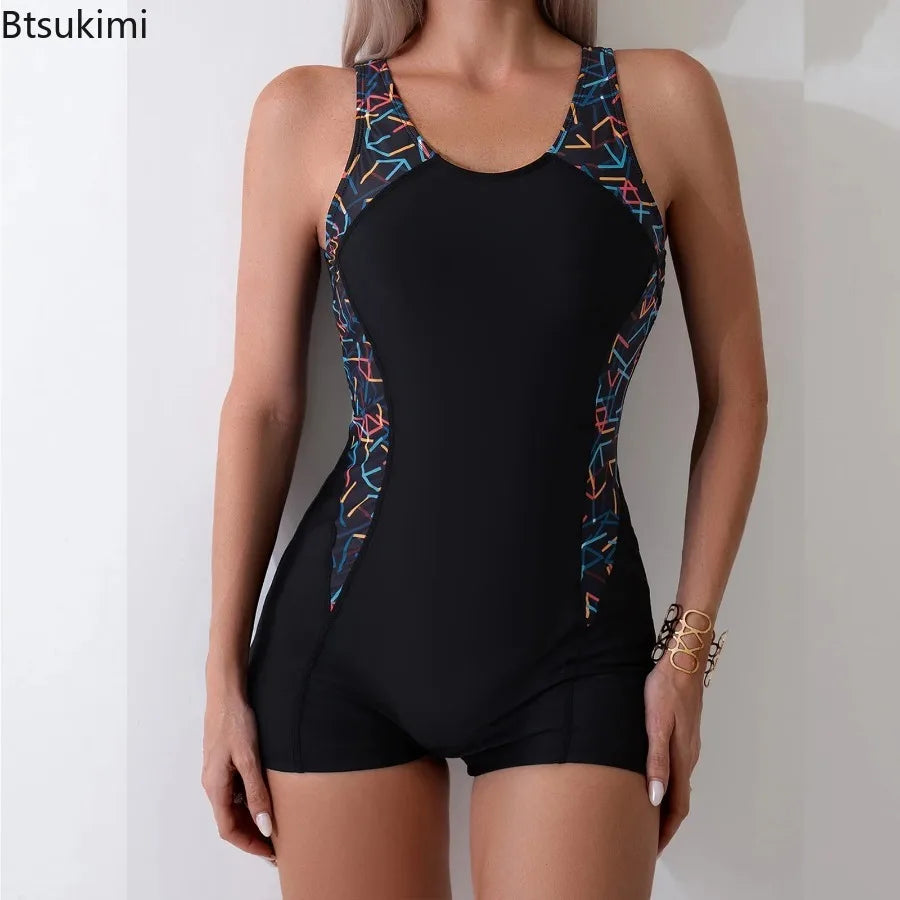 New Bathing Suit For Women Tummy Control Womens Athletic Swimsuits Boyleg Racerback Bathing Suit Full купальники 2026 женские