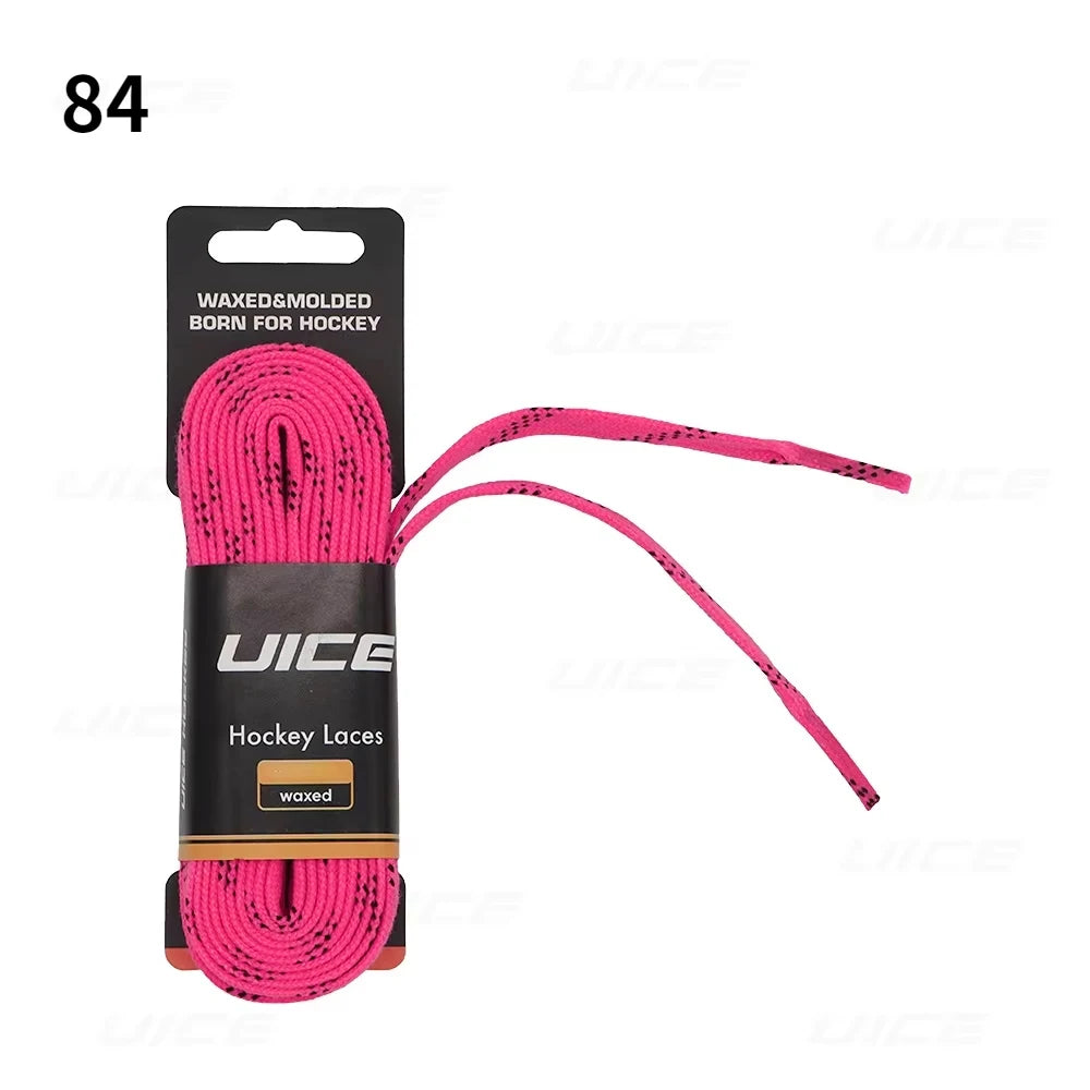 UICE Ice Hockey Skate Laces 84/96/108/120inch Skates Hockey Shoe Lacer Dual Layer Braid Reinforced Hockey Accessories
