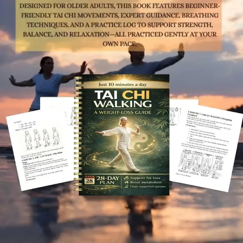 Walking Transformation Challenge For Elderly 28-Day Sequential Exercise Plan Only 10 Minutes Daily Easy 4-week Program Book