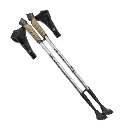 Nordic Telescopic Walking Poles 2PcsTrek Pole Aluminum Alloy Shooting Cane Strong Locking Walking Pole Lightweight Hiking Cane