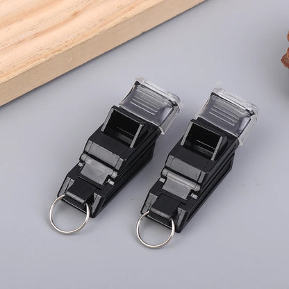 NEW Professional Football Referee Whistles With Lanyard Box Big Sound Plastic Whistles Basketball Whistles Coach Equipment