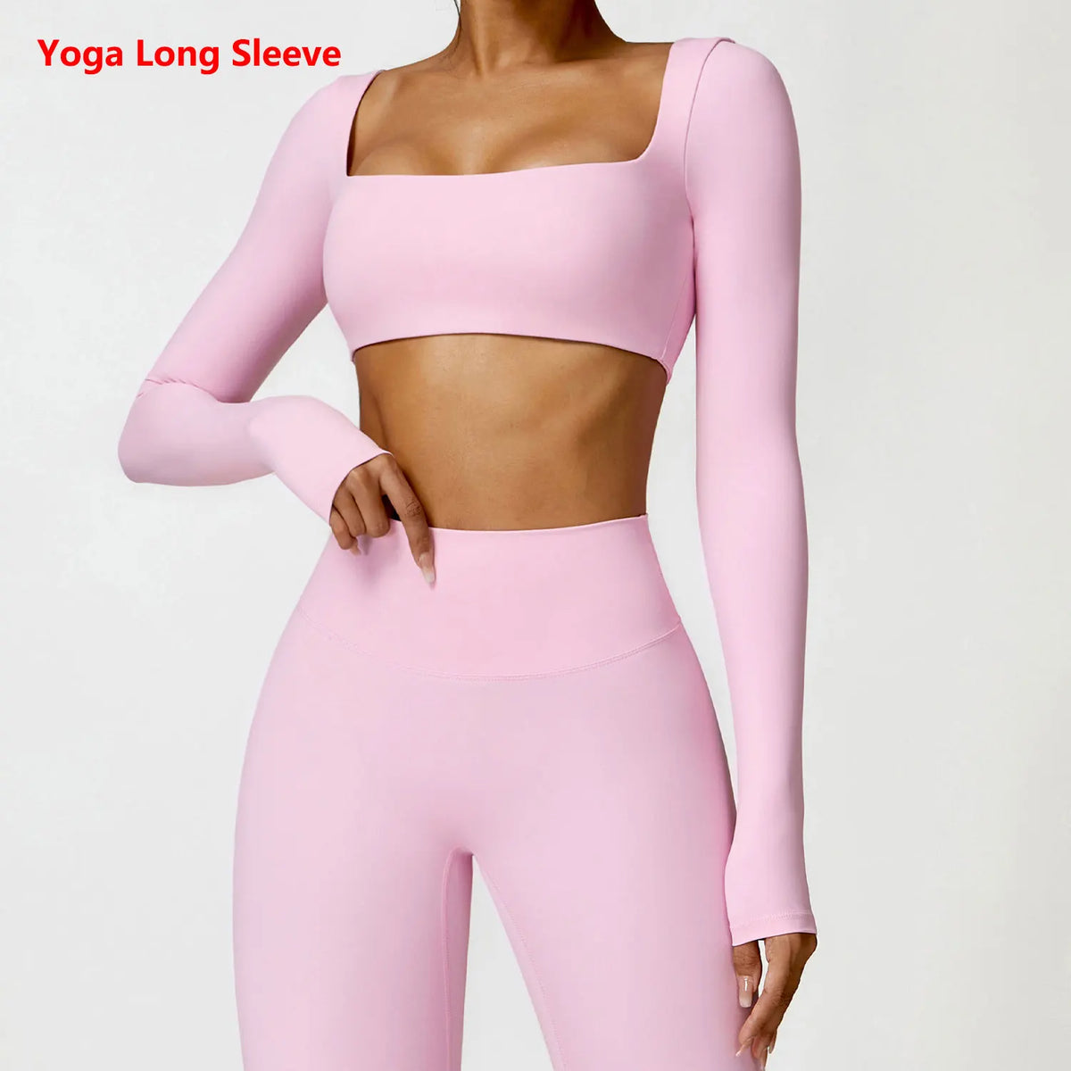 Winter Yoga Long sleeved Women Yoga Top Outdoor Running Fitness Wear Brushed T-shirt Long sleeved Gym Push Up Workout Sports Top
