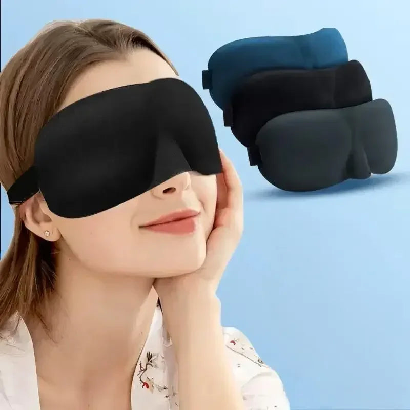 Sleeping Mask Cover Slaapmasker  Blockout Eye Comfort  Blindfold Concave Light with Women Men Aid Eye Travel