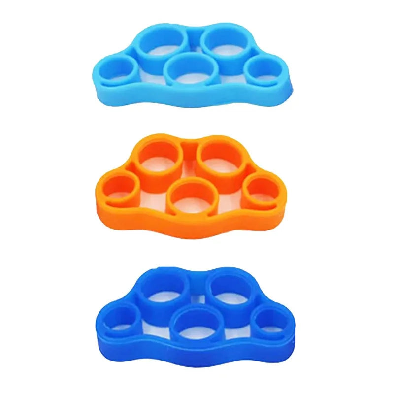 1/8pcs Silicone Finger Grip, Resistance Band, Wrist Stretcher, Elastic Five Finger Expander, Strength Training Device, Exercise