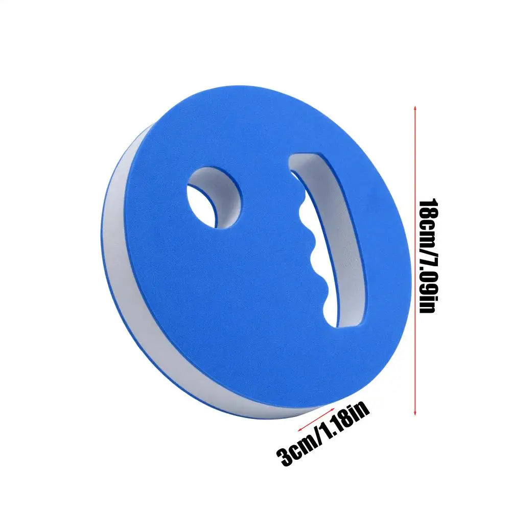 2Pcs Water Exercise Discs Swim Hand Disc Buoyancy Pool Exercise Swim Training Tool EVA Foam Aerobic Equipment Water Paddle Board