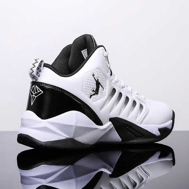 Men's Basketball Shoes Breathable Cushioning Non-Slip Wearable Runing Shoes Gym Training Athletic Basketball Sneakers for Women