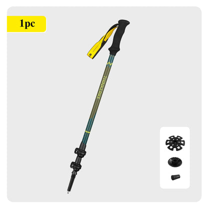 Telescopic Hiking Poles, Carbon Fiber Trekking Poles, 3K Carbon Fiber Nordic Walking Poles