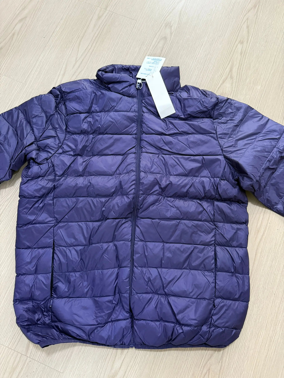 Thin Lightweight Cotton-padded Cropped Jacket Men's Autumn/winter New Style Trendy Stand Collar Youth Ultra-thin Coat