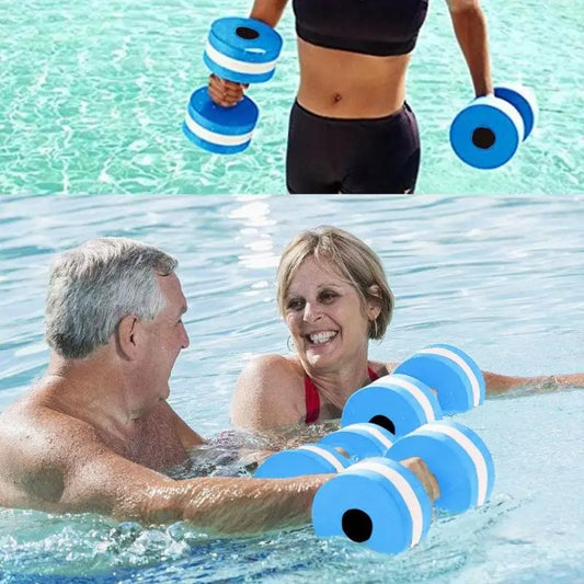 Aquatic Dumbells EVA Water Floating Dumbbells Pool Weights Dumbbells Pool Resistance Fitness Equipment for Weight Loss 69HD