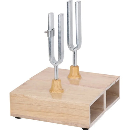 256/440/512HZ Tuning Fork, Tuning Fork Resonance Box, Chakra Tuning Forks for Sound Therapy, Yoga, Meditation and Relaxation