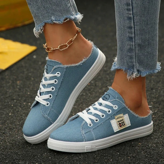 2025 Spring and Autumn New Women's Breathable Fashion Sneakers Flat Shoes Casual Women's Shoes