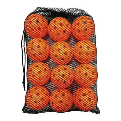 12/6pcs Pickleball 74MM 40 Holes Outdoor Durable Pickleballs 26g per Ball for Competition Pack of Outdoor Pickleballs