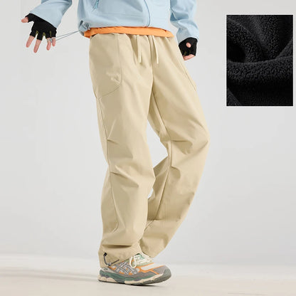 Unisex Hiking Pants Male Outdoor Detachable 3 In 1 Windproof Waterproof Climbing Trousers Women Breathable Camping Skiing Pants