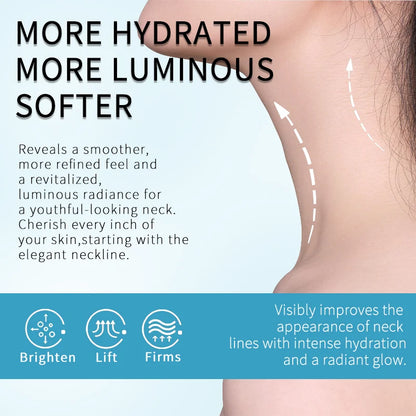 Collagen Neck Mask: Firm, Brighten & Hydrate. Anti-Aging, Tighten, Nourish, Smooth Wrinkles. Deep Moisturize for Youthful Neck S