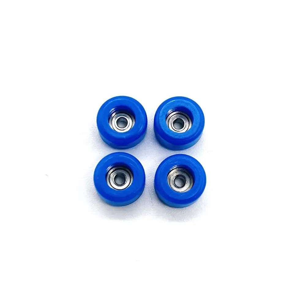 4Pcs Durable Professional Bearing Wheel PU Metal Urethane Fingerboard Wheels CNC Mini Finger Skate Board Accessory