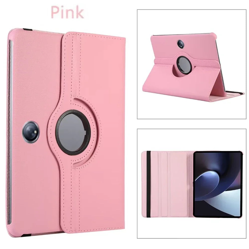 Case For OPPO Pad Air10.36inch Case 360 Rotating PU Leather Stand Case for OPPO Pad 11inch Pad2 11.6inch Auto Sleep/Wake Coque