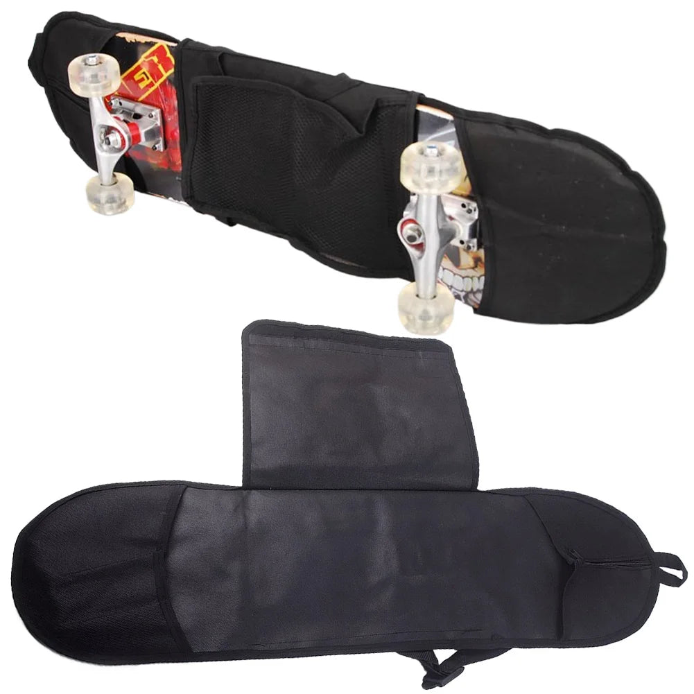 Skateboard Carry Bag Longboard Skateboard Backpack Adjustable Strap Sports Universal Waterproof Balancing Scooter Storage Cover