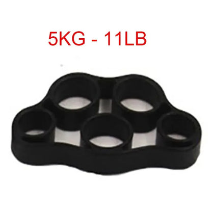 1/8pcs Silicone Finger Grip, Resistance Band, Wrist Stretcher, Elastic Five Finger Expander, Strength Training Device, Exercise