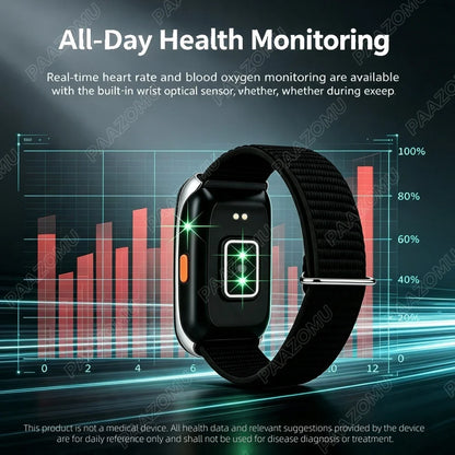 2026 New Screenless Health Fitness Tracker for Men Women Activity Watch Heart Rate Sleep Monitor Sport Smart Bracelet No Screen