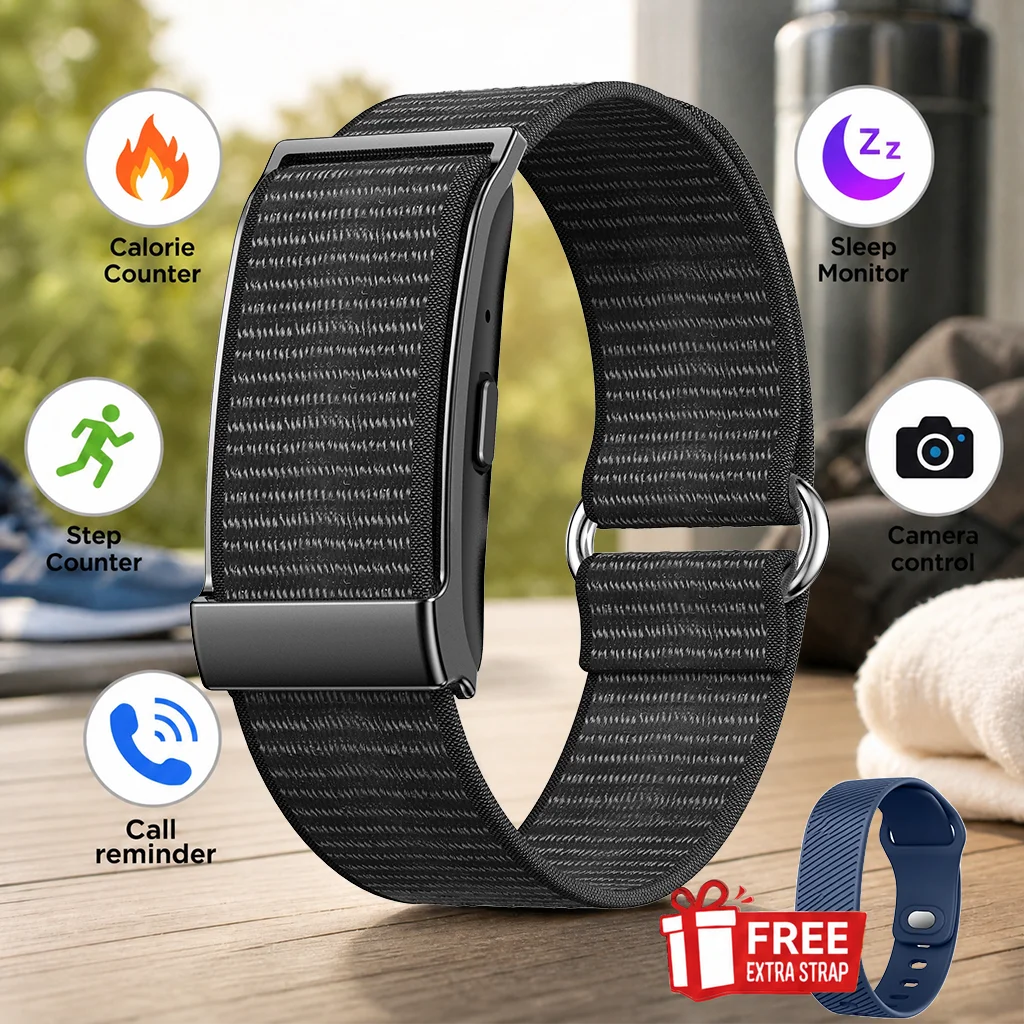 TG29 Screenless Fitness Tracker Smart Band, 107 Sport Modes, Up to 25-Day Battery, IP68 Water Resistant, Lightweight Adjustable